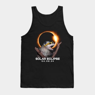 Shadow Explorer: Opossum Watching the Solar Eclipse in Nature Tank Top